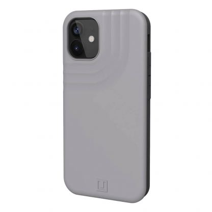 Urban Armor Gear U Anchor Case - удароустойчив хибриден кейс за iPhone 12 mini (сив) 2