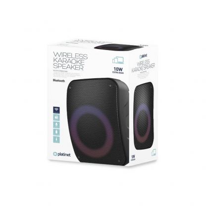 Platinet Speaker PMG250 10W BT 5.0 - безжичен блутут спийкър с FM радио, AUX вход и USB порт (черен) 2