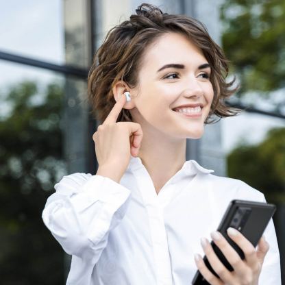 Baseus Encok WM01 TWS In-Ear Bluetooth Earphones - безжични блутут слушалки със зареждащ кейс (бял) 13