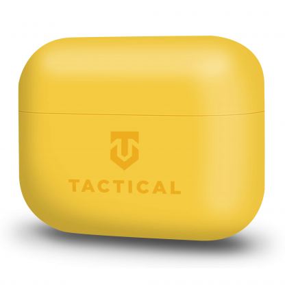 Tactical TPU Velvet Smoothie Case - термополиуретанов (TPU) удароустойчив калъф за Apple AirPods Pro (жълт) 