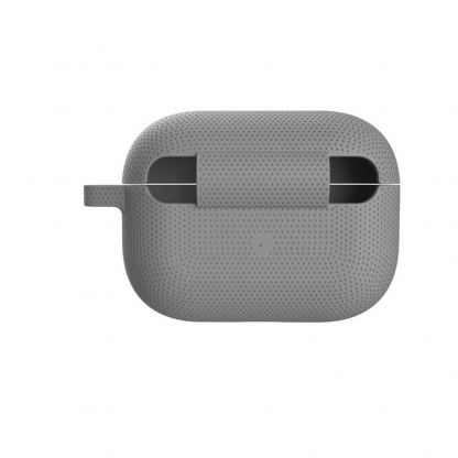 Urban Armor Gear Soft Touch U Silicone Case - удароустойчив силиконов калъф с карабинер за Apple Airpods Pro (сив) 8