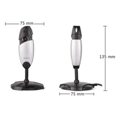 A4Tech PK-635G WebCam - 480p домашна уеб видеокамера с микрофон (черен) 6
