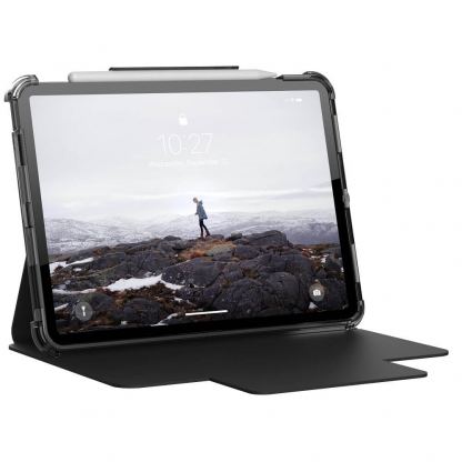 Urban Armor Gear U Lucent Case - удароустойчив хибриден кейс от най-висок клас за iPad Air 4 (2020), iPad Pro 11 (2020), iPad Pro 11 (2018) (черен-прозрачен) 5