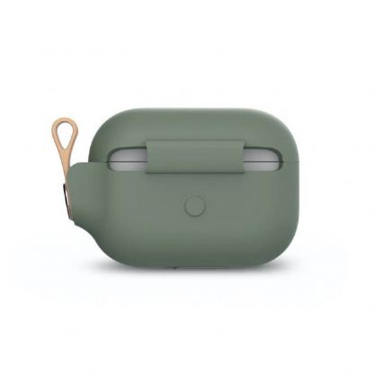 Moshi Pebbo Detachable Wrist Strap Case - силиконов кейс с каишка за Apple Airpods Pro (зелен) 4