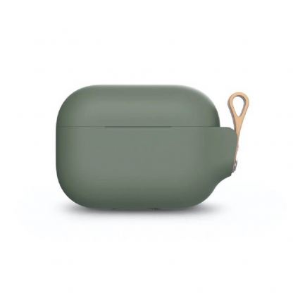Moshi Pebbo Detachable Wrist Strap Case - силиконов кейс с каишка за Apple Airpods Pro (зелен) 5