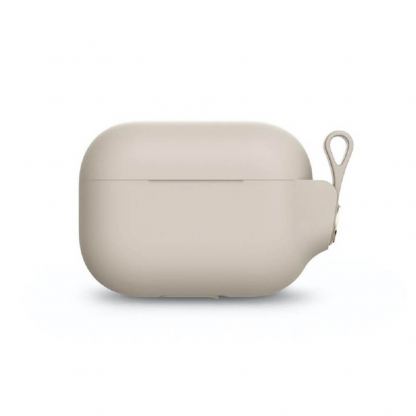 Moshi Pebbo Detachable Wrist Strap Case - силиконов кейс с каишка за Apple Airpods Pro (бежов) 5