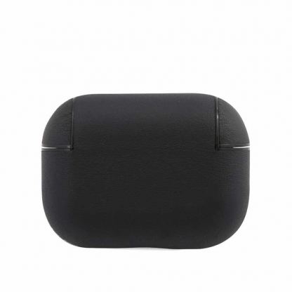 BMW Signature Leather Case - кожен кейс (естествена кожа) за Apple Airpods Pro (тъмносин) 2