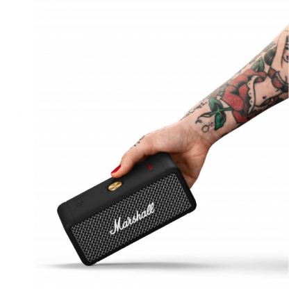 Marshall Emberton - безжичен портативен аудиофилски спийкър за мобилни устройства с Bluetooth (черен)  6