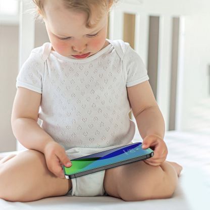 Baseus Full Coverage Green Tempered Glass Film with Anti Blue Light Filter - стъклено защитно покритие за целия дисплей на iPhone 12 mini (прозрачен) (2 броя) 2