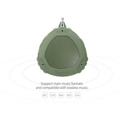 Nillkin S1 PlayVox Wireless Speaker - безжичен водо и удароустойчв Bluetooth спийкър с микрофон (зелен) 6