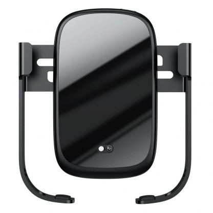 Baseus 5in1 Vehicle Bracket Wireless Charger 10W (WXHW01-B01) - поставка за радиатора и таблото на кола с безжично зареждане за Qi съвместими смартфони (черен) 5