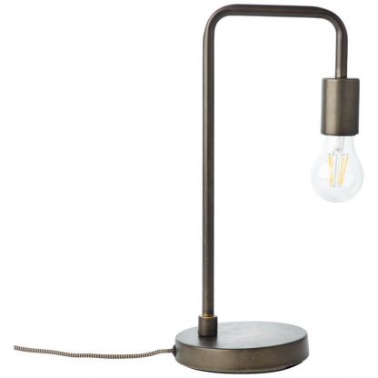 Brilliant Table Lamp Fila - настолна винтидж лампа (кафяв) 2