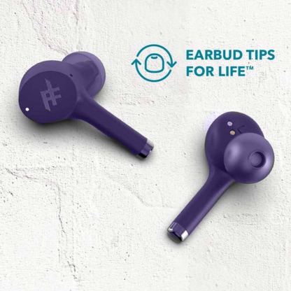 iFrogz Airtime Pro Truly Wireless Stem Earbuds - безжични блутут слушалки с кейс за мобилни устройства (лилав) 7