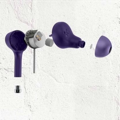 iFrogz Airtime Pro Truly Wireless Stem Earbuds - безжични блутут слушалки с кейс за мобилни устройства (лилав) 8
