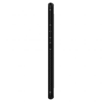 Spigen Rugged Armor Case - тънък качествен силиконов (TPU) калъф за Samsung Galaxy A42 (черен) 6