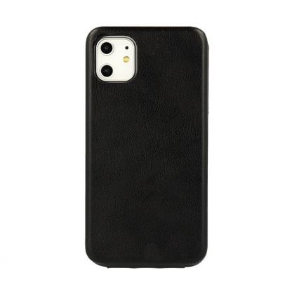 Vennus Elegance Flexi Case - вертикален кожен калъф за Samsung Galaxy S21 Ultra (черен) 3