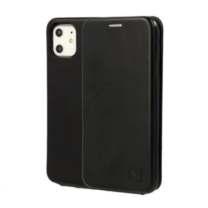 Vennus Elegance Flexi Case - вертикален кожен калъф за Samsung Galaxy S21 Ultra (черен) 4