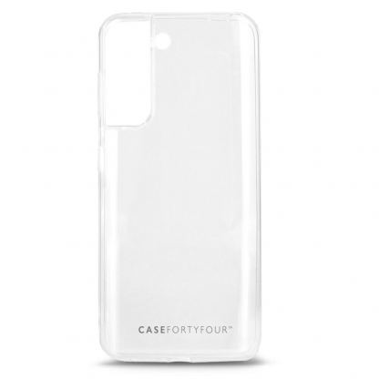Case FortyFour No.1 Case - силиконов (TPU) калъф за Samsung Galaxy S21 (прозрачен) 3