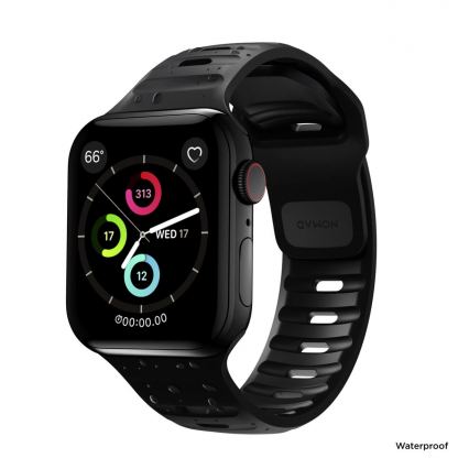 Nomad Sport Strap V2 - силиконова каишка за Apple Watch 42мм, 44мм (черен) 3
