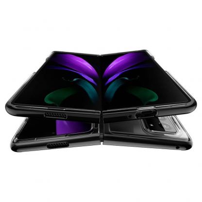 Spigen Ultra Hybrid Case - хибриден кейс с висока степен на защита за Samsung Galaxy Z Fold 2 (черен) 3