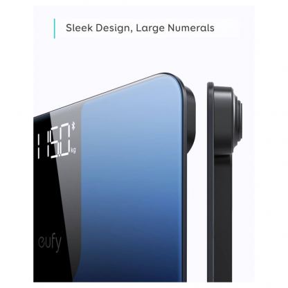 Anker Eufy Smart Scale P1 - безжичен умен кантар за измерване на 14 телесни показатели (черен) 2
