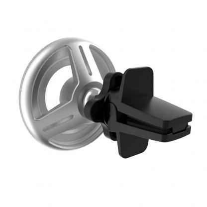 Switcheasy MagMount Car Mount - магнитна поставка за вентилационната решетка на автомобил за iPhone 12 (сребрист) 5
