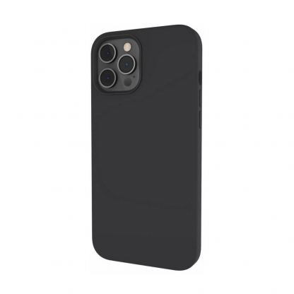 SwitchEasy MagSkin Case - тънък силиконов кейс с вграден магнитен конектор (MagSafe) за iPhone 12, iPhone 12 Pro (черен) 3