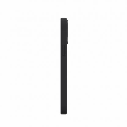 SwitchEasy MagSkin Case - тънък силиконов кейс с вграден магнитен конектор (MagSafe) за iPhone 12, iPhone 12 Pro (черен) 4