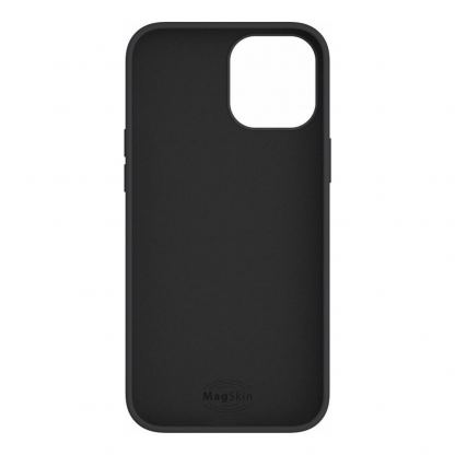 SwitchEasy MagSkin Case - тънък силиконов кейс с вграден магнитен конектор (MagSafe) за iPhone 12, iPhone 12 Pro (черен) 7