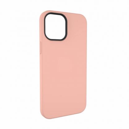 SwitchEasy MagSkin Case - тънък силиконов кейс с вграден магнитен конектор (MagSafe) за iPhone 12 mini (розов) 6