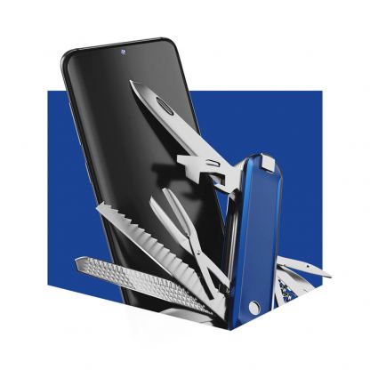 3mk Silver Protection+ Screen Protector - антибактериално защитно покритие за дисплея на Samsung Galaxy S21 Ultra (прозрачен) 4