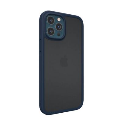 SwitchEasy AERO Plus Case - тънък хибриден кейс 0.38 мм. съвместим с MagSafe за iPhone 12, iPhone 12 Pro (син) 2