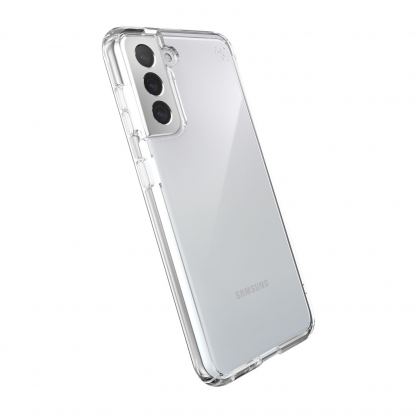 Speck Presidio Perfect Clear Case - удароустойчив хибриден кейс за Samsung Galaxy S21 (прозрачен) 2