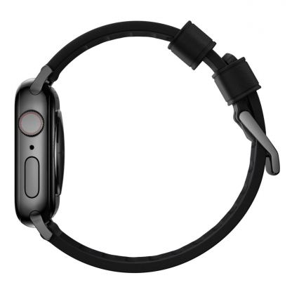 Nomad Active Strap Modern Leather ProV2 - кожена (естествена кожа) каишка за Apple Watch 42мм, 44мм (черен) 4