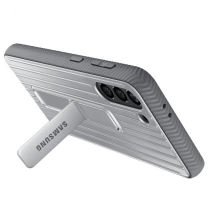 Samsung Protective Standing Cover EF-RG996CJ - оригинален хибриден кейс за Samsung Galaxy S21 Plus (светлосив) 5