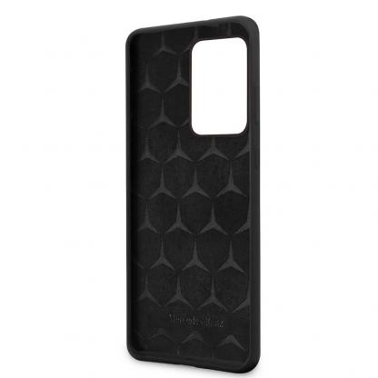 Mercedes-Benz Silicone Cover - силиконов (TPU) калъф за Samsung Galaxy S20 Ultra (черен) 3