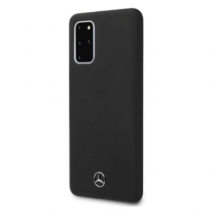 Mercedes-Benz Silicone Cover - силиконов (TPU) калъф за Samsung Galaxy S20 Plus (черен) 5