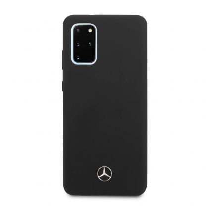 Mercedes-Benz Silicone Cover - силиконов (TPU) калъф за Samsung Galaxy S20 Plus (черен) 6