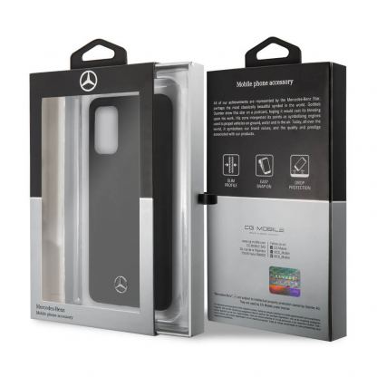Mercedes-Benz Silicone Cover - силиконов (TPU) калъф за Samsung Galaxy S20 Plus (черен) 7