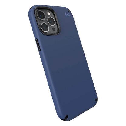 Speck Presidio 2 Pro Case - удароустойчив хибриден кейс за iPhone 12 Pro Max (тъмносин) 6