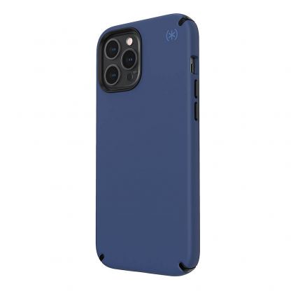 Speck Presidio 2 Pro Case - удароустойчив хибриден кейс за iPhone 12 Pro Max (тъмносин) 7