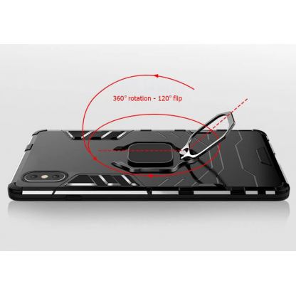 Ring Armor Case - хибриден удароустойчив кейс с пръстен против изпускане за Samsung Galaxy S21 (черен) 3
