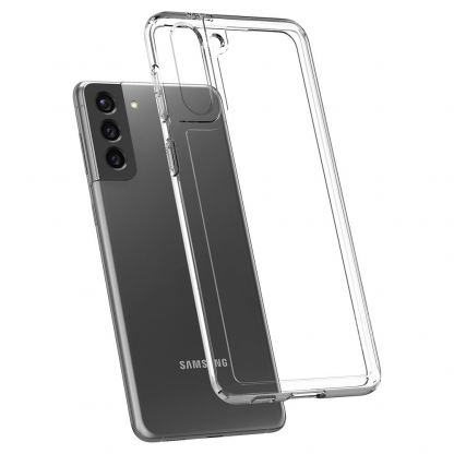 Spigen Ultra Hybrid Case - хибриден кейс с висока степен на защита за Samsung Galaxy S21 (прозрачен) 7