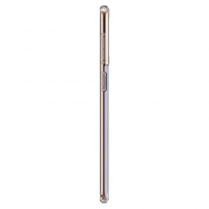Spigen Liquid Crystal Case - тънък силиконов (TPU) калъф за Samsung Galaxy S21 (прозрачен) 5