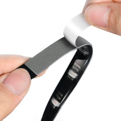 Baseus RGB Colorful Light Strip Extension Pack (DGRGB-01) - удължение за светеща лента с бяла и цветна светлина Baseus GAMO (100 см) (черен) 4