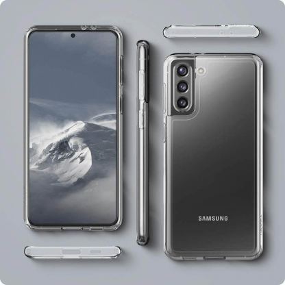 Spigen Ultra Hybrid Case - хибриден кейс с висока степен на защита за Samsung Galaxy S21 Plus (прозрачен) 10