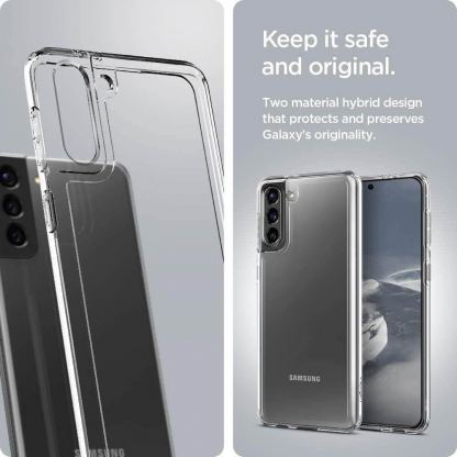 Spigen Ultra Hybrid Case - хибриден кейс с висока степен на защита за Samsung Galaxy S21 Plus (прозрачен) 12