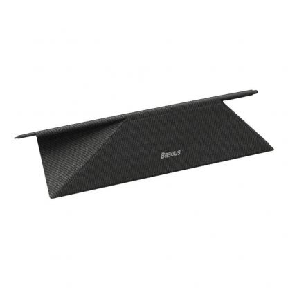 Baseus Ultra Thin Laptop Stand - сгъавема, залепяща се към вашия компютър поставка за MacBook и лаптопи (тъмносив) 3