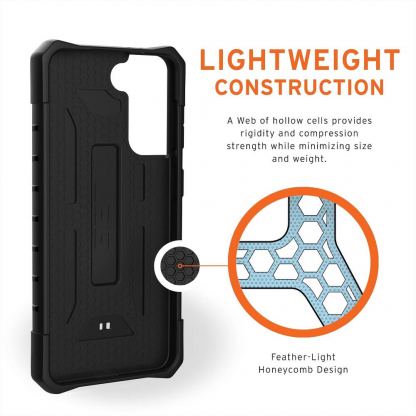 Urban Armor Gear Pathfinder Case - удароустойчив хибриден кейс за Samsung Galaxy S21 Plus (черен) 9