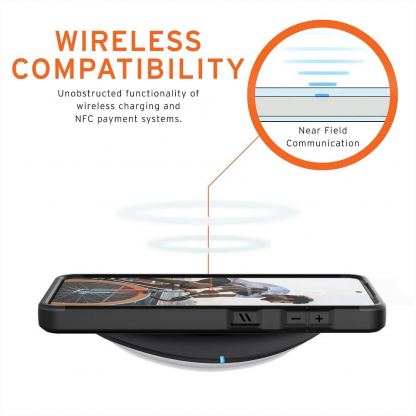 Urban Armor Gear Civilian Case - удароустойчив хибриден кейс за Samsung Galaxy S21 Plus (сребрист) 9